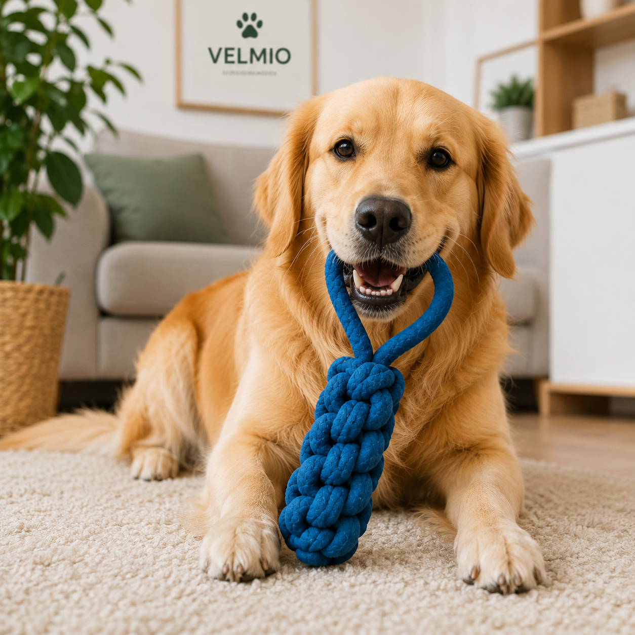 XXL Hundespielseil – Geflochtenes Zerrspielzeug | 30 cm