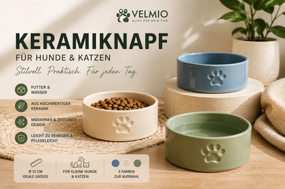 Keramiknapf für Hunde & Katzen | Ø 13 cm